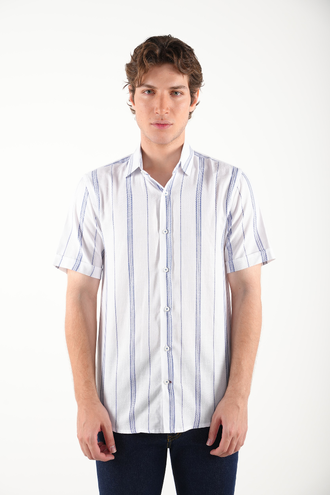 پیراهن آستین کوتاه مردانه - 