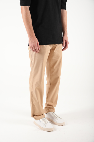 شلوار کتان پیلی دار مردانه - 