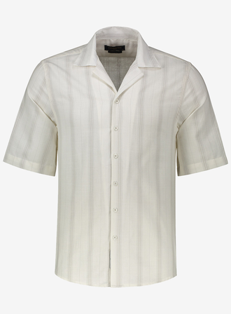 پیراهن آستین کوتاه مردانه یقه انگلیسی - 