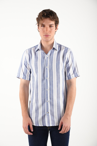 پیراهن آستین کوتاه مردانه - 