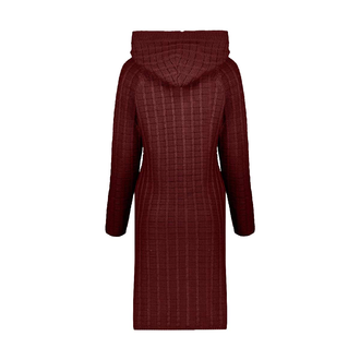 مانتو بافت کلاهدار زنانه - 