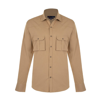 پیراهن آستین بلند مردانه کتان - 