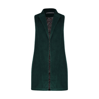 سارافون زنانه مخمل یقه انگلیسی - 