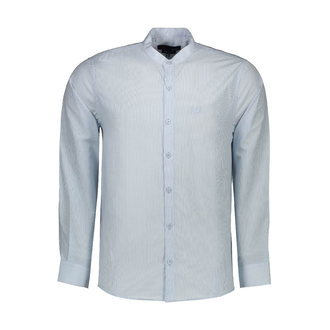 پیراهن آستین بلند مردانه یقه فرنچ - 