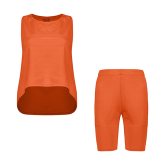 تاپ و شلوارک زنانه مدل قهرمانی - 