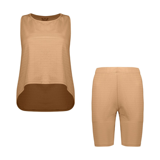 تاپ و شلوارک زنانه مدل قهرمانی - 