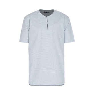 پیراهن آستین کوتاه مردنه یقه فرنچ - 