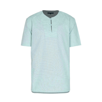 پیراهن آستین کوتاه مردنه یقه فرنچ - 