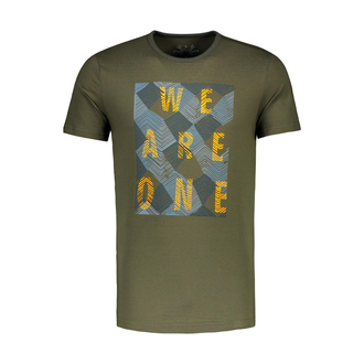 تیشرت آستین کوتاه مردانه چاپدار - 