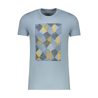 تیشرت آستین کوتاه مردانه چاپدار - 