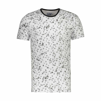 تیشرت آستین کوتاه مردانه طرح دار - 