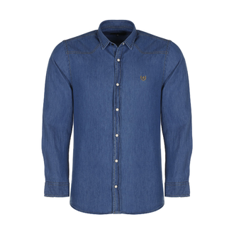 پیراهن جین آستین بلند مردانه - 