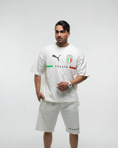ست ItaliaPuma سفید/طوسی پک 6 عددی