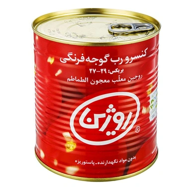 کنسرو رب گوجه 800گرم روژین