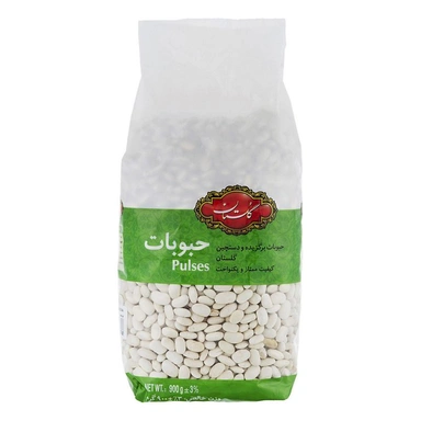 لوبیا سفید 900گ گلستان