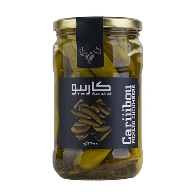 خیارشور 670گرم کاریبو