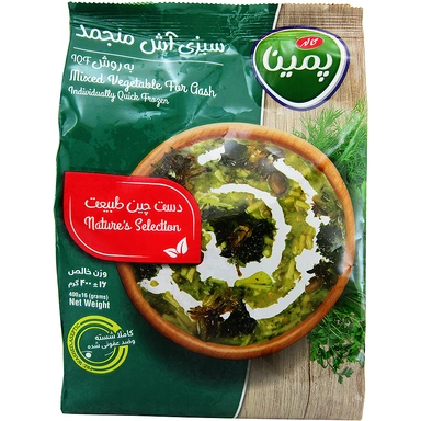 سبزی آش 400گ پمینا.کاله