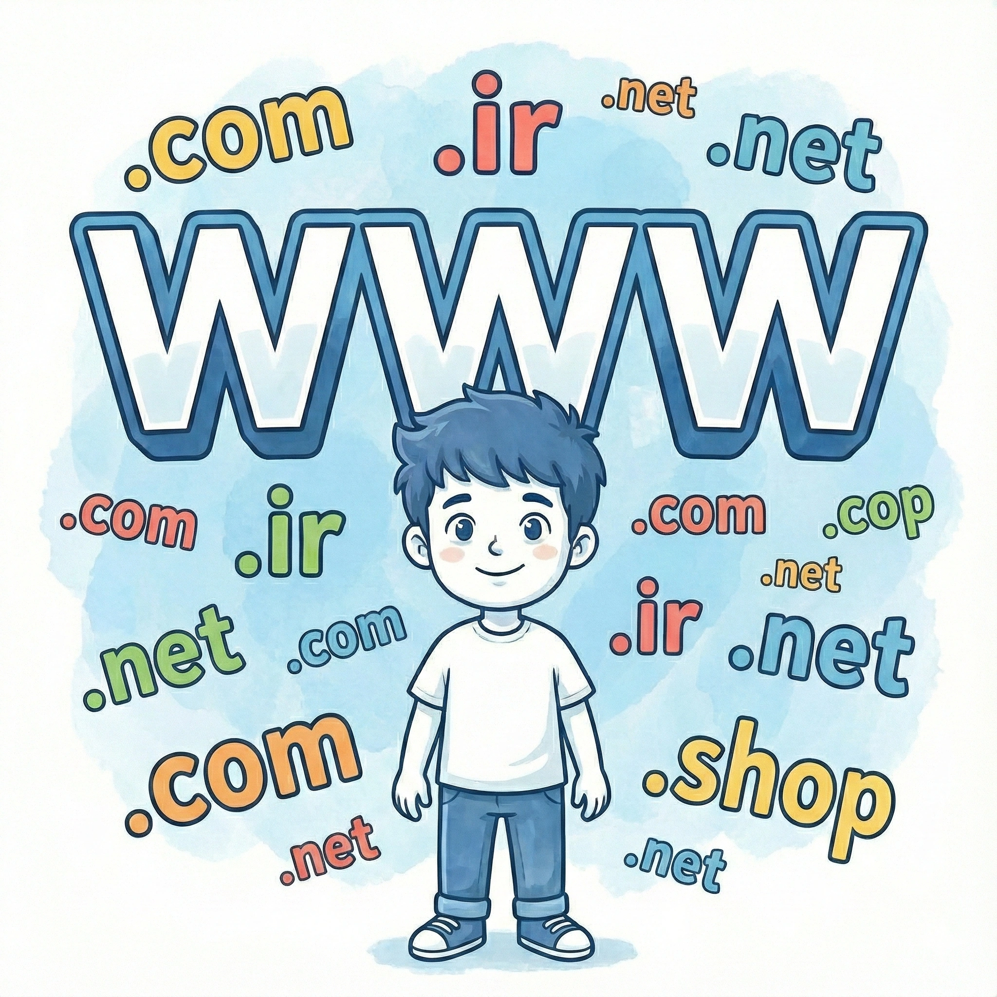 راهنمای ثبت دامنه (راهنمای تصویری ساخت شناسه در ایرنیک + نکات کلیدی)